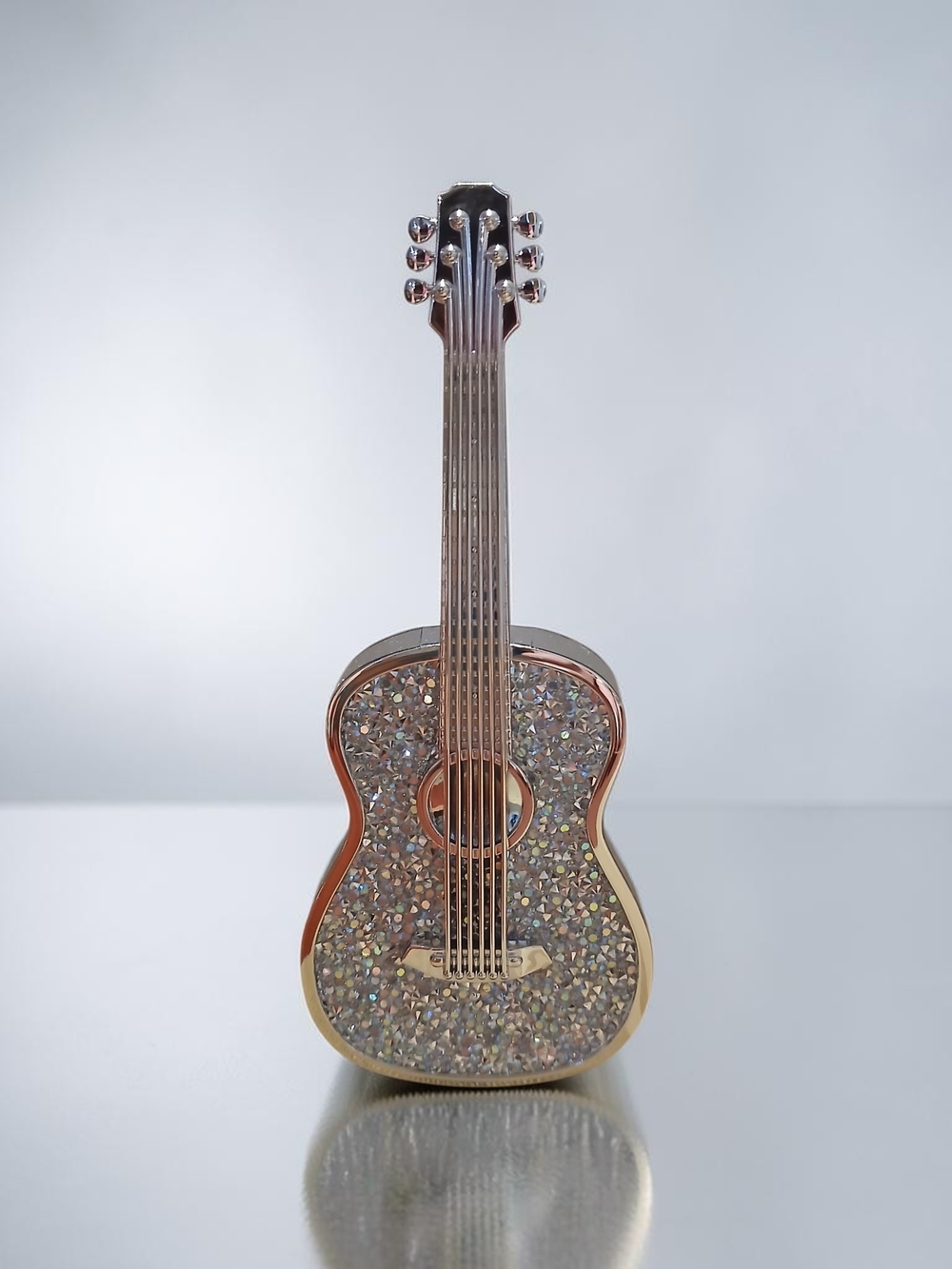 Decorative Crystal Guitar Wallflower